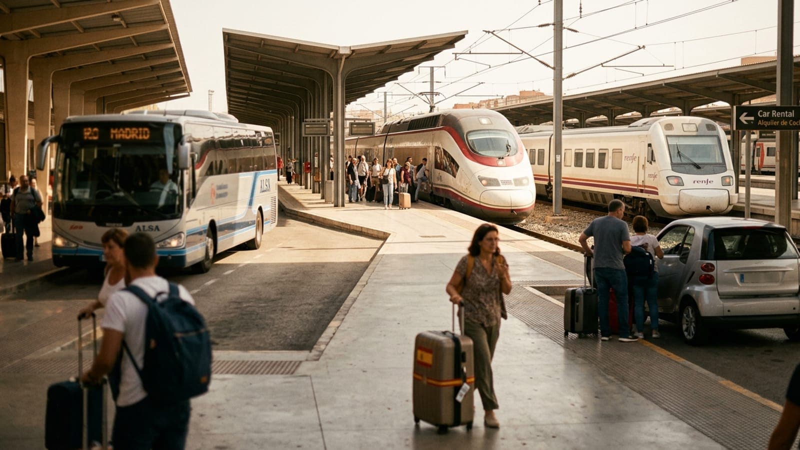 Как передвигаться по Испании: поезда Renfe и AVE, аренда авто, автобусы