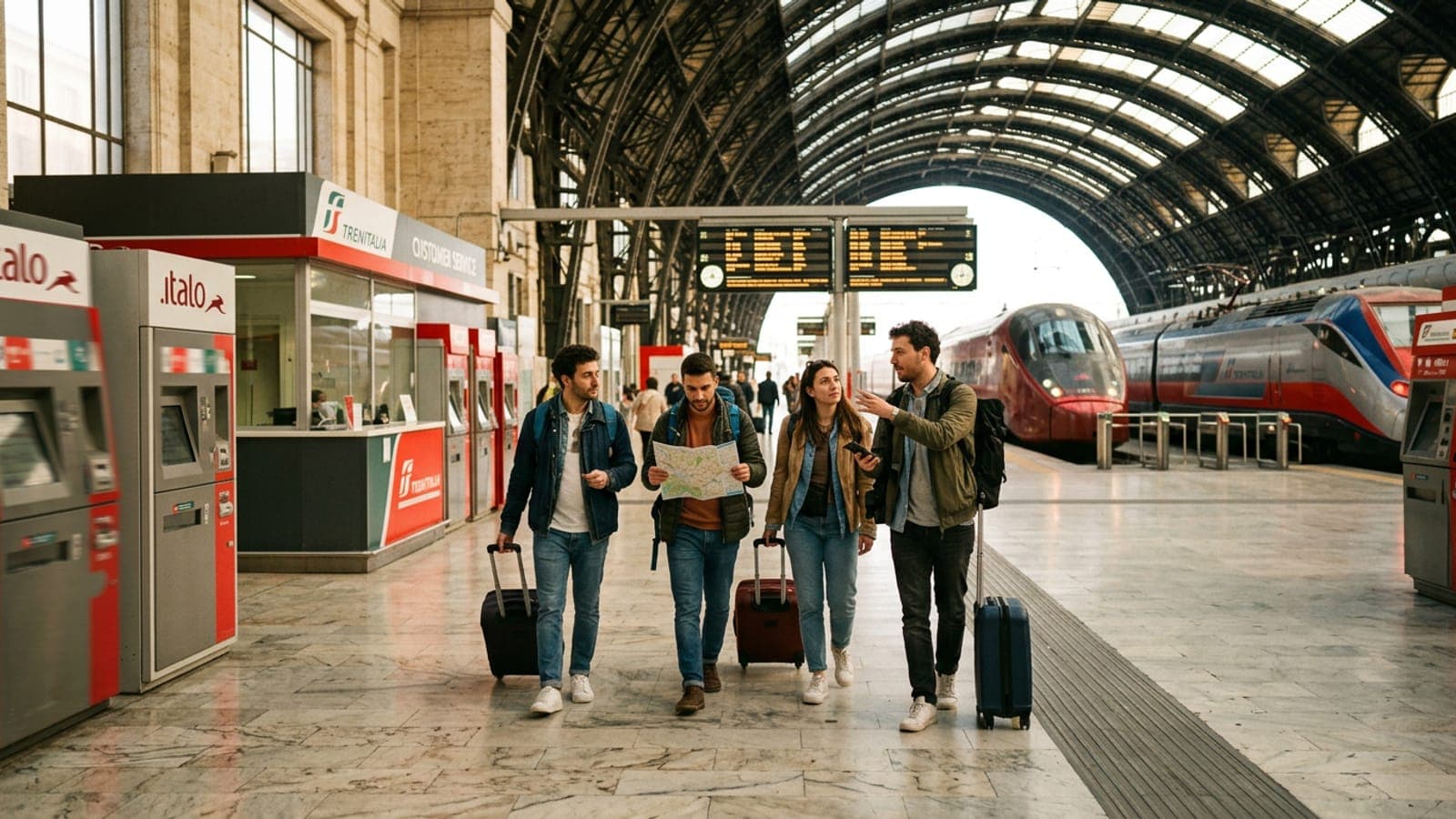 Как передвигаться по Италии: поезда Trenitalia и Italo, аренда авто