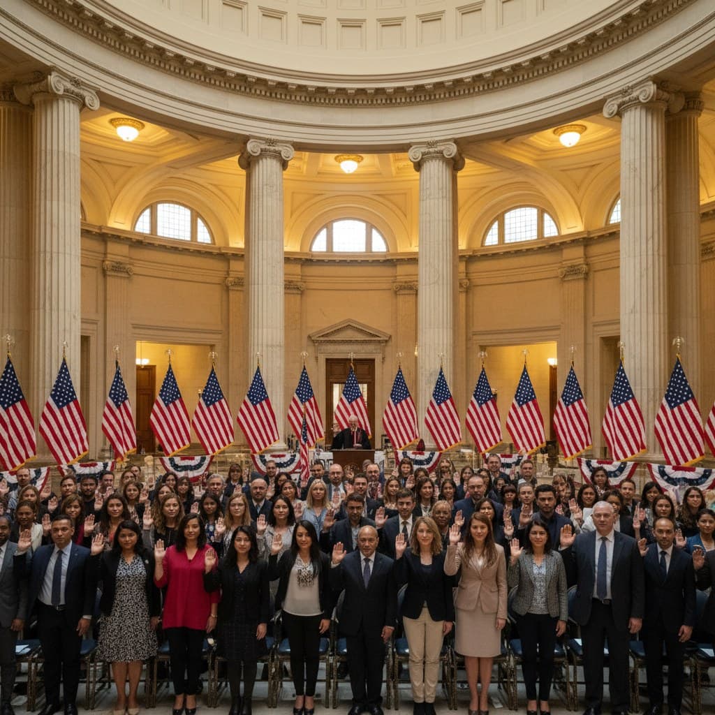 Гражданство США для россиян в 2026: натурализация после Green Card, Civics 24/128, реальность