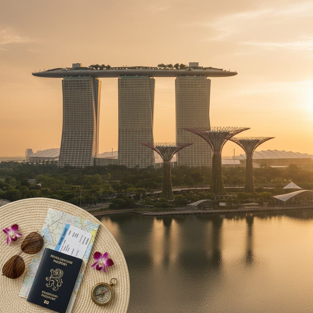 Виза в Сингапур в 2026 году для россиян: Social Visit Visa, SG Arrival Card, Employment Pass